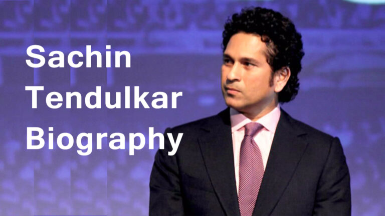 Sachin Tendulkar Biography in English